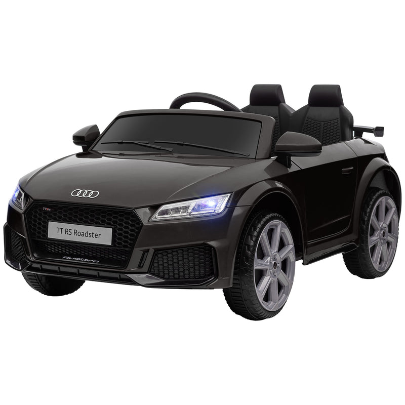 Macchina Elettrica per Bambini 12V con Licenza Audi TT Nero-1