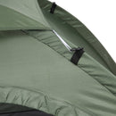 Tenda da Campeggio 2 Posti  206x152x110 cm con Porta a Cerniera Zanzariera e Finestre a Rete Verde-8