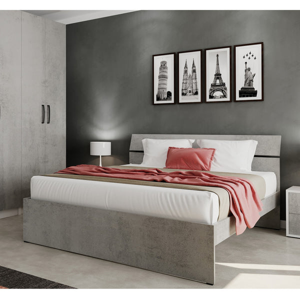 prezzo Letto Matrimoniale 98x171X200 cm cemento