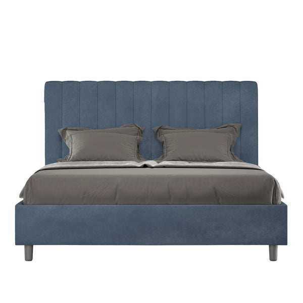 Letto Matrimoniale Agueda Blu Varie Misure sconto