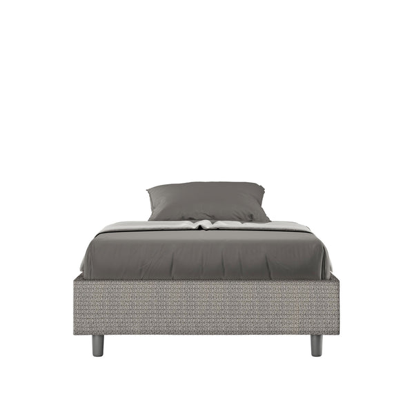 Letto 1 Piazza e Mezzo Azelia Labirinto 02 Grigio Varie Misure sconto