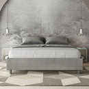 Letto Matrimoniale Azelia Labirinto 02 Grigio Varie Misure-2