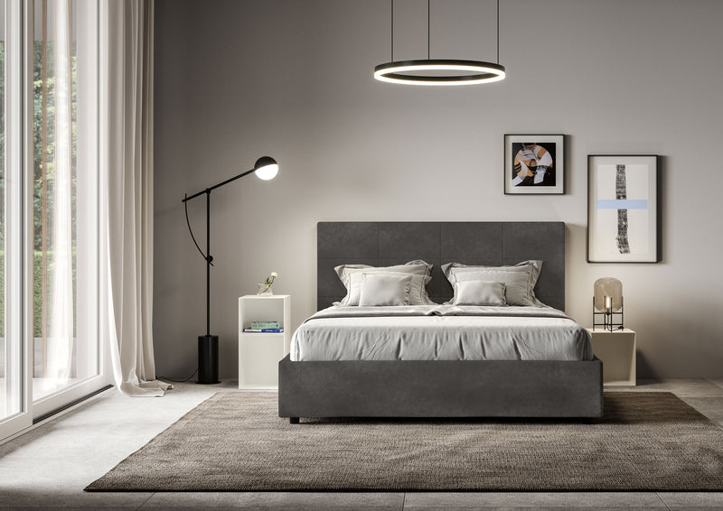 Letto Matrimoniale Francese Mika Grigio Varie Misure – acquista su Giordano  Shop