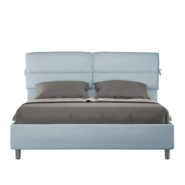 Letto Matrimoniale Nandy Azzurro Varie Misure sconto