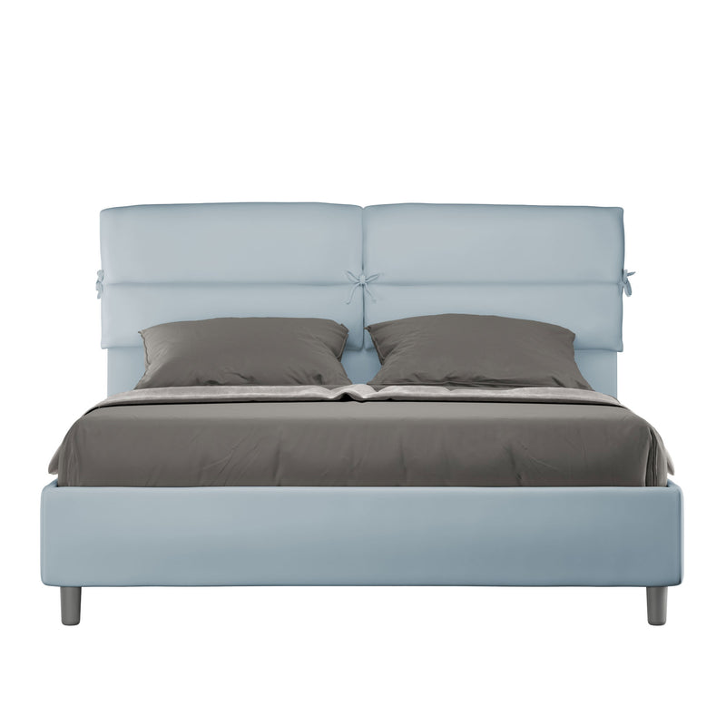 Letto Matrimoniale Nandy Azzurro Varie Misure-1