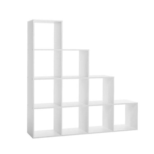 online Libreria a scala 140x33x140 cm 10 cubi Udine 2 bianco