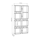 Libreria bifacciale 79x166,5 cm Rail tortora-4