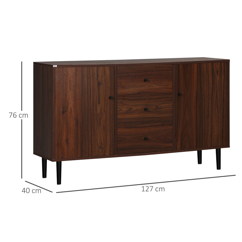 Credenza Moderna 140x39,5x110 cm Ante in Vetro Blu Scuro – acquista su  Giordano Shop