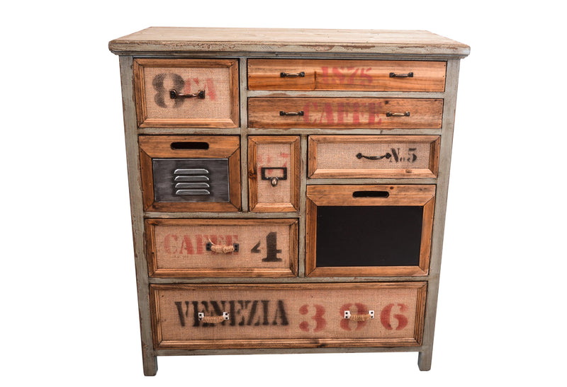 Credenza con Cassetti Vintage H 83 cm-1