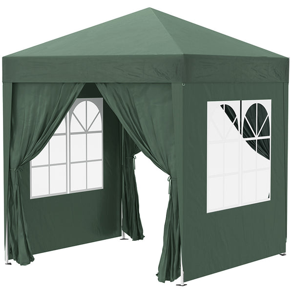 online Gazebo Pieghevole 2x2m in Metallo e Poliestere Verde