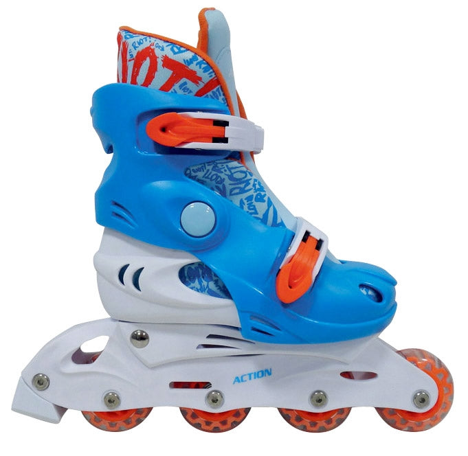 Pattini in Linea Roller per Bambini Miller Boy Azzurro Varie Misure-1