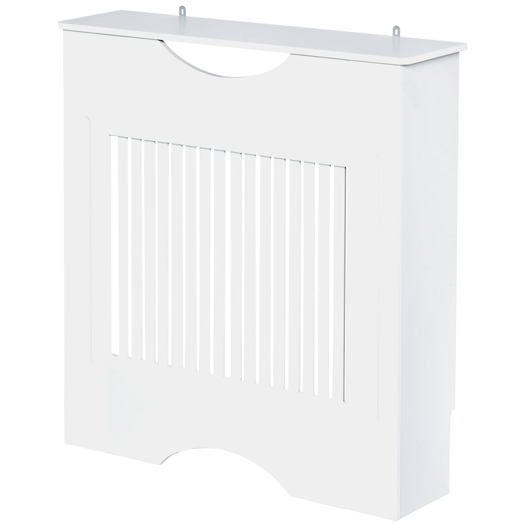 Copritermosifone Bianco 78x19x82 cm in MDF con Piano d'Appoggio e Design  Antiribaltamento – acquista su Giordano Shop