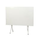 Tavolo pieghevole 70x110x75 cm bianco-2