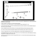 Tenda da Sole a Caduta 3x2,5m Tessuto in Poliestere Disegno P3011-3