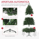 Albero di Natale Artificiale 180 cm 800 Rami Verde-7