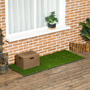 Set 10 Piastrelle Prato Artificiale per Giardino 30x30 cm Erba Sintetica Verde-9