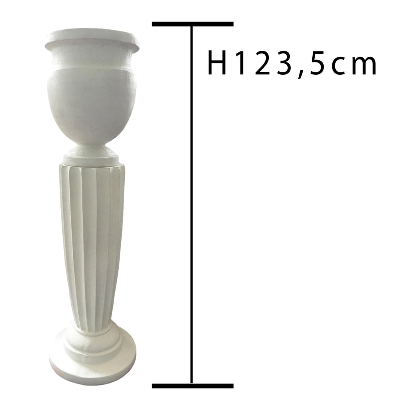 Set Vaso e Colonna Misure 32,5 cm 123,5 cm