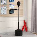 Punching Ball con Barra Girevole per Adulti e Altezza Regolabile 1.6-2m   Nero-8