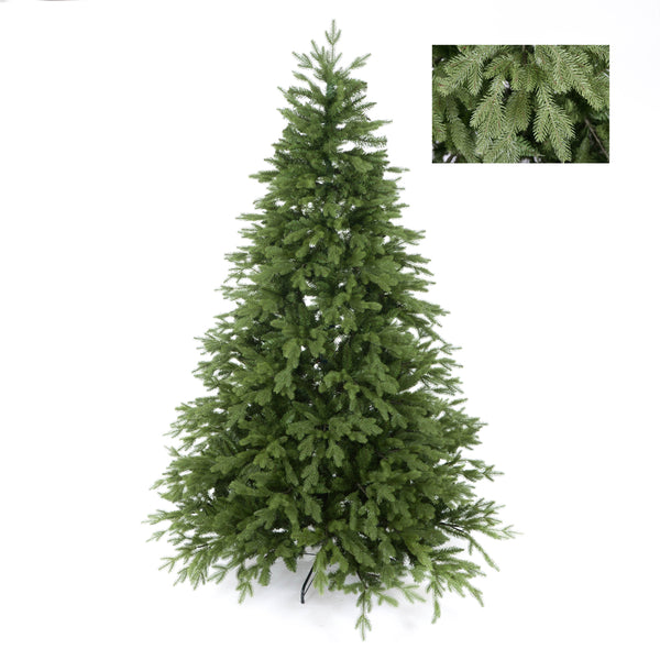 sconto Albero di Natale Artificiale H198 cm Abete Cervino con 1200 Tips Verde