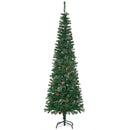 Albero di Natale H195 cm 556 Rami con Pigne Decorative Verde-1