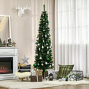 Albero di Natale H195 cm 556 Rami con Pigne Decorative Verde-2